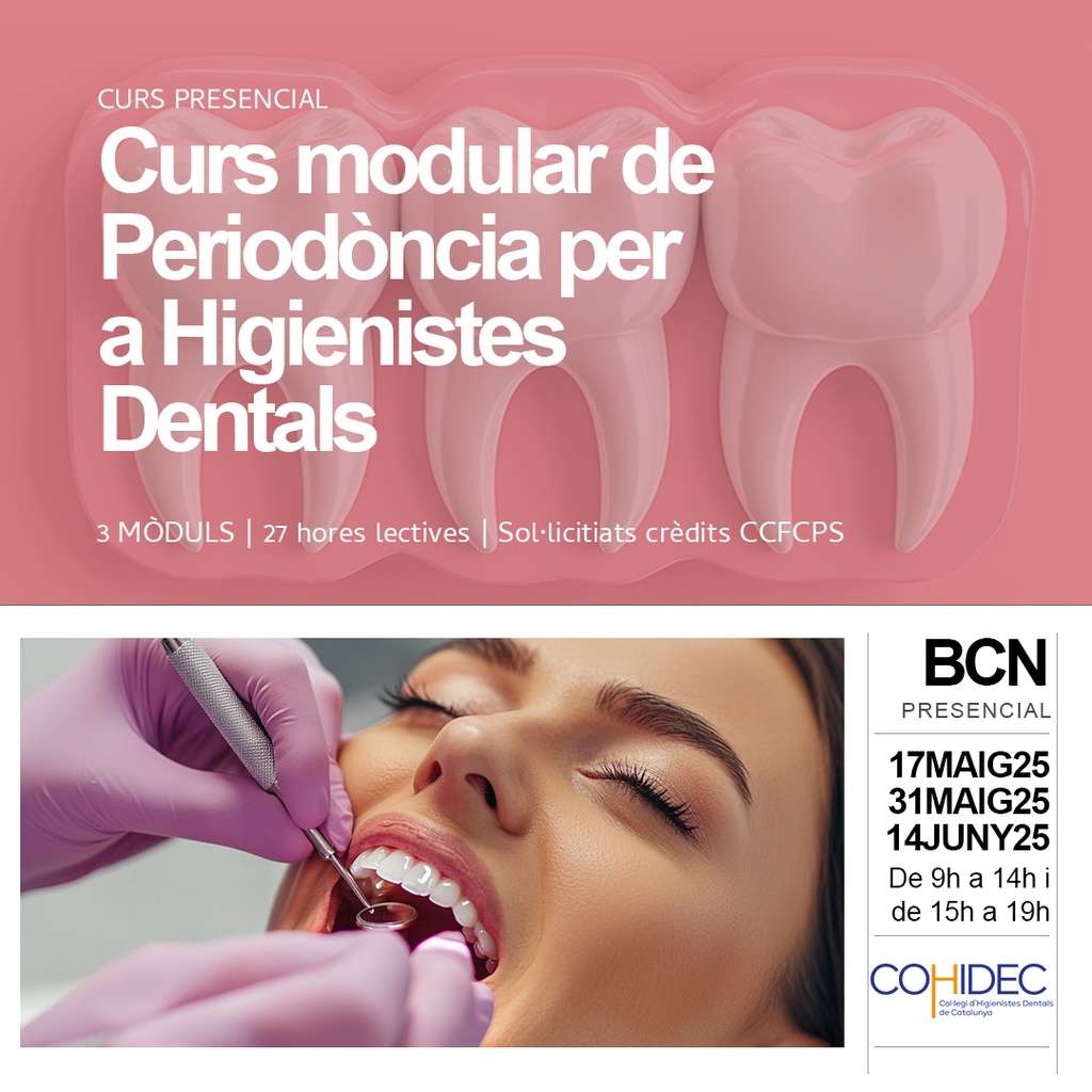 Curs modular de Periodòncia per a higienistes dentals